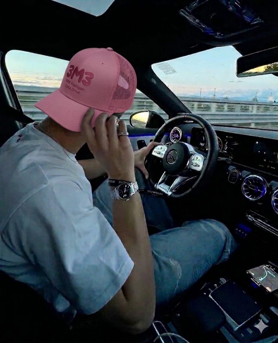 Casquette Trucker Flanigan '89 — Rose