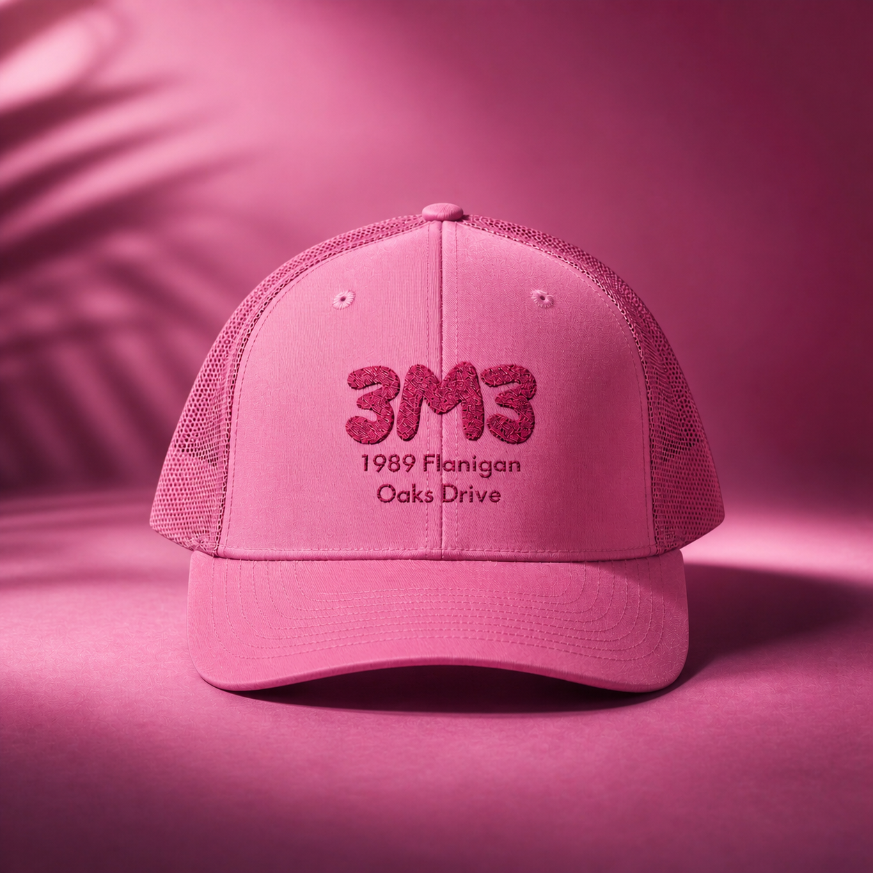 Casquette Trucker Flanigan '89 — Rose