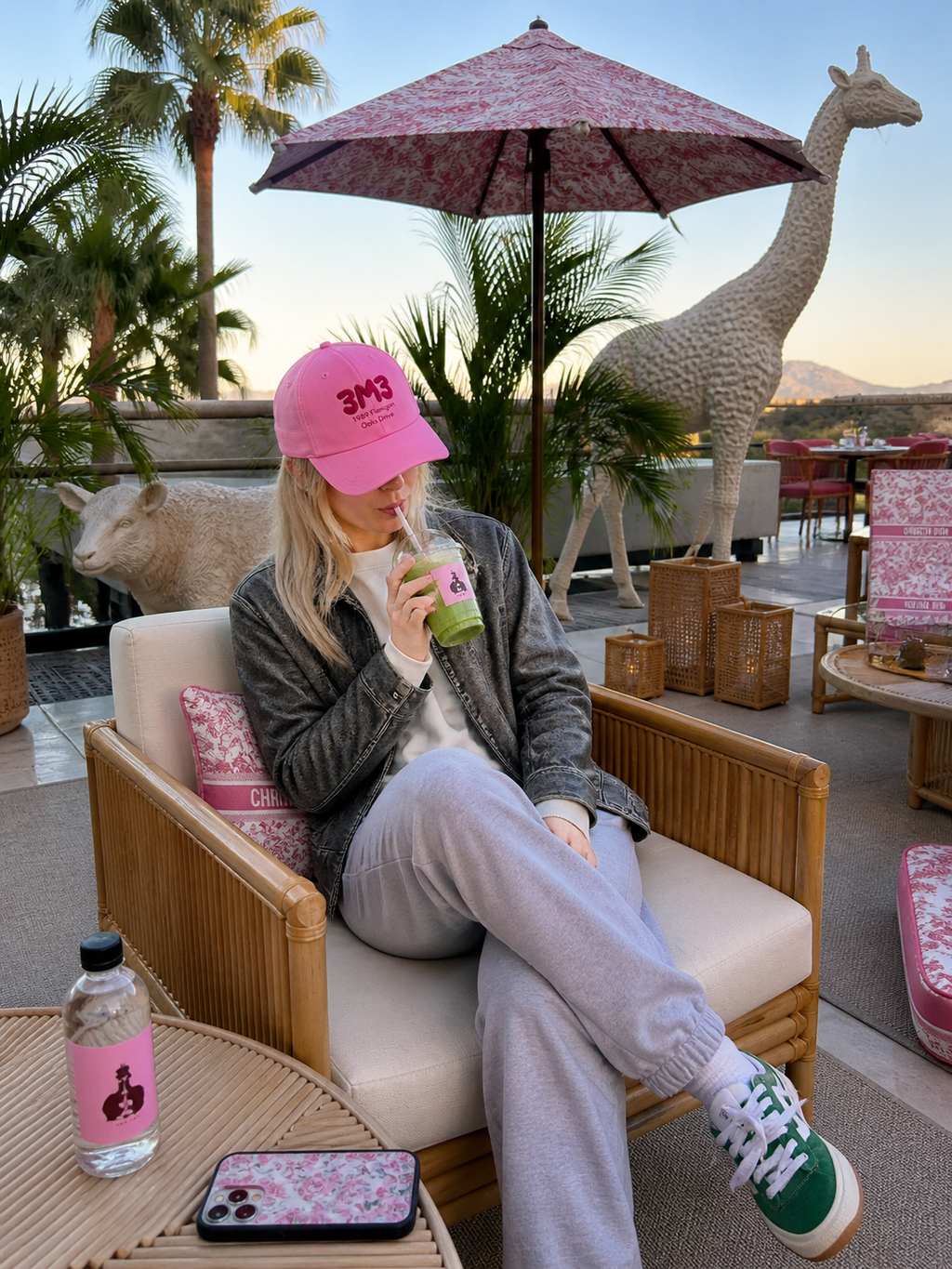 Casquette Trucker Flanigan '89 — Rose